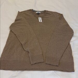 Old Navy Men's Tan Crewneck Sweater